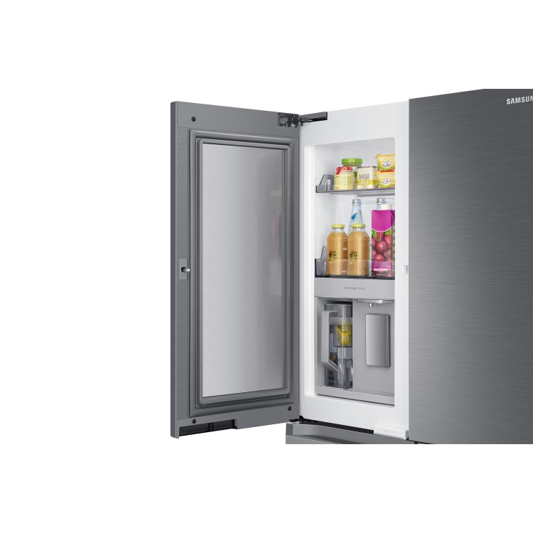 Samsung 647 Litre Four Door American Fridge Freezer With Beverage Centre  - Refined Inox