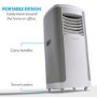 Refurbished electriQ 12000 BTU Portable Air Conditioner