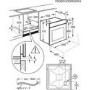 Refurbished Zanussi Series 20 ZOHNE2X2 60cm Single Built In Electric Oven Stainless Steel