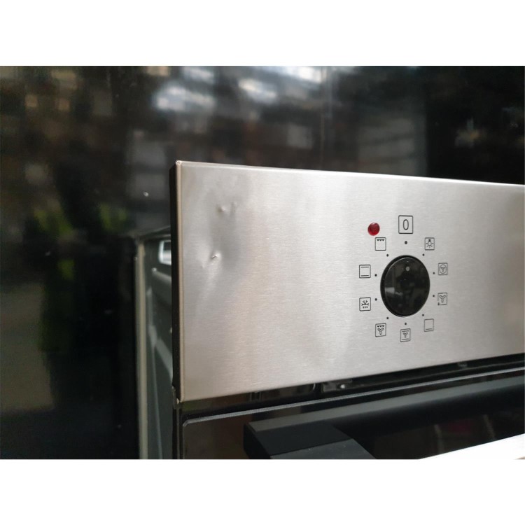 Refurbished Zanussi Series 20 ZOHNE2X2 60cm Single Built In Electric Oven Stainless Steel