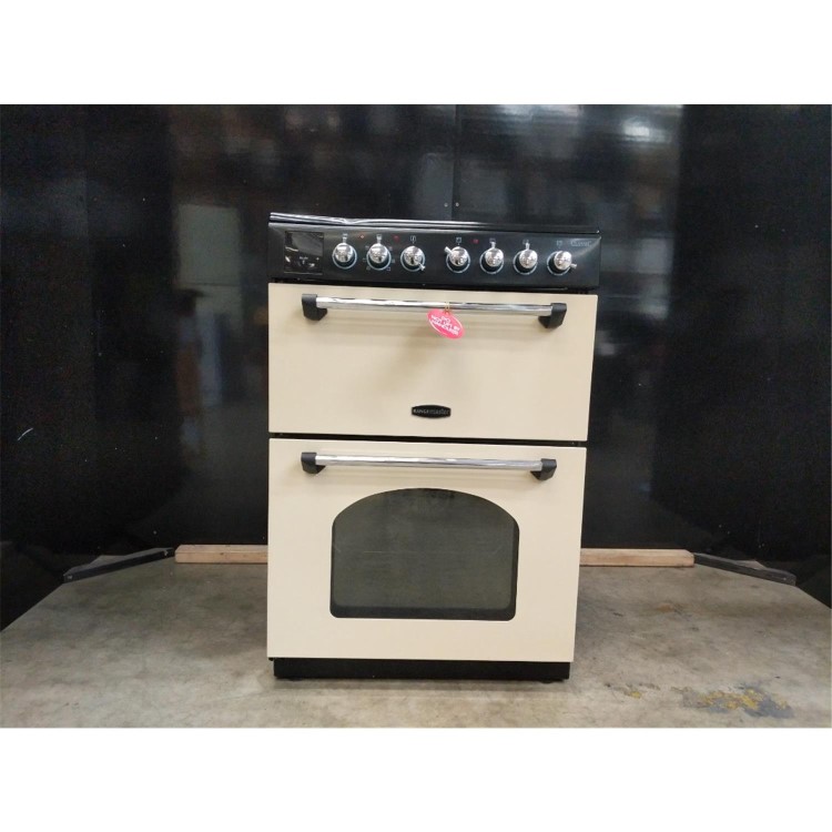 Refurbished Rangemaster Classic CLA60ECCRC 60cm Electric Cooker With Ceramic Hob Cream And Chrome