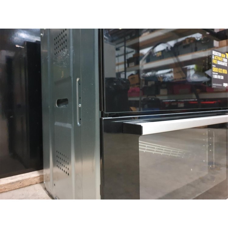 Refurbished Zanussi Series 40 AirFry ZPCNA7XN 60cm Double Built Under Electric Oven Stainless Steel