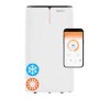 EcoSilent 14000 BTU Smart Portable Air Conditioner with Air Purifier and Heat Pump