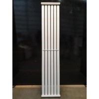 White Vertical Smart Electric Radiator with Wi-Fi Thermostat - 2000W - H1800xW354mm - Bathroom Safe