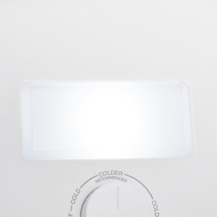 electriQ 245 Litre 50/50 Freestanding Fridge Freezer - Stainless Steel