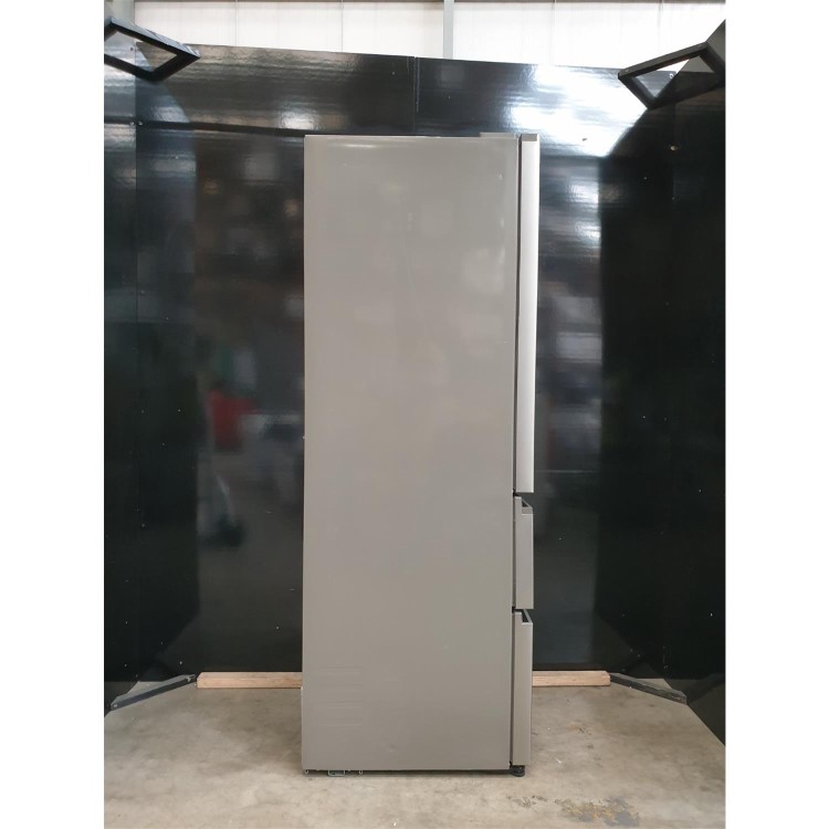 Refurbished Haier 3D 60 Series 5 HTW5618ENMG Freestanding 356 Litre 60/40 Frost Free Fridge Freezer Silver