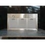 Refurbished electriQ eiQ90TOUCHSLIMHEA 90cm Slimline Touch Control Cooker Hood Stainless Steel