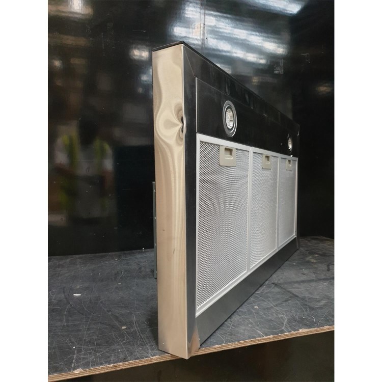 Refurbished electriQ eiQ90TOUCHSLIMHEA 90cm Slimline Touch Control Cooker Hood Stainless Steel