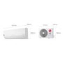 Refurbished LG S12ET A++ 12000 BTU Smart  Wall Split Air Conditioner with Heat Pump