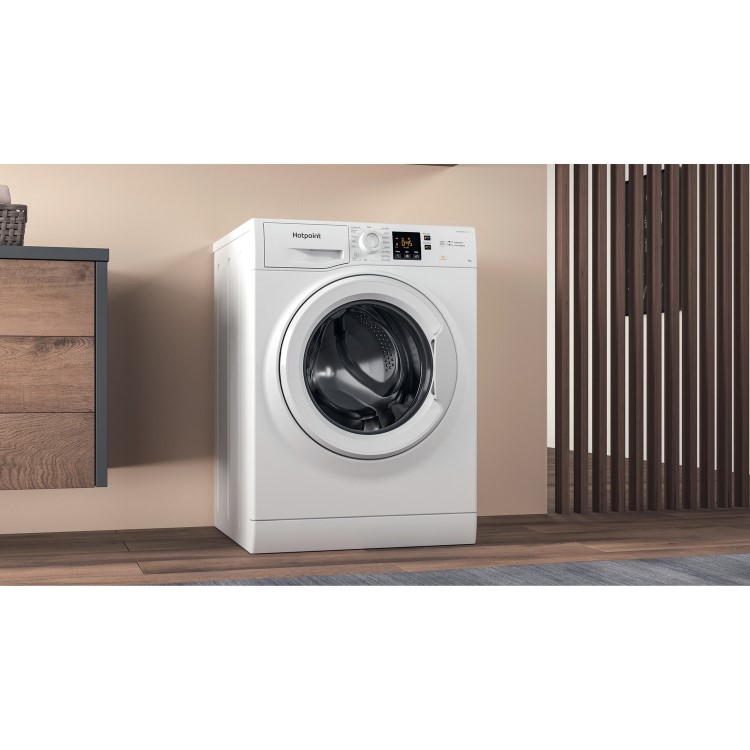 Hotpoint Anti-stain 9kg 1600rpm Washing Machine - White