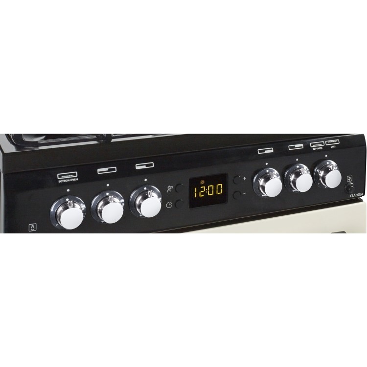 Refurbished Leisure Classic CLA60GAC 60cm Double Oven Gas Cooker Cream