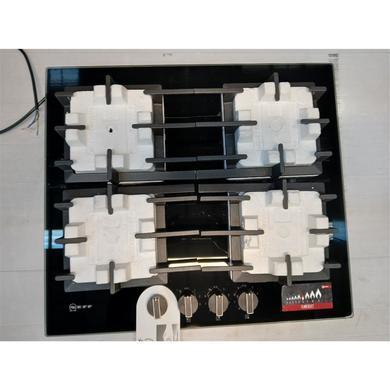 Refurbished Neff N70 T26CS49S0 59cm Gas on Glass 4 Burner Gas Hob Black