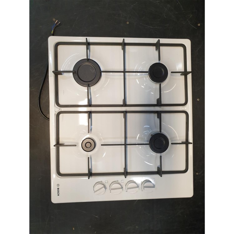 Refurbished Bosch Series 2 PBP6B2B60 58cm 4 Burner Gas Hob White