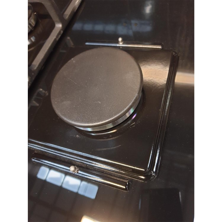 Refurbished Hoover HVG6DK3B 60cm Gas on Glass 4 Burner Gas Hob Black