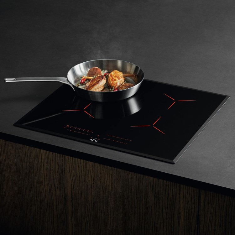 Refurbished AEG IPE64551FB 60cm 4 Zone Induction Hob with Dual Bridge Zones