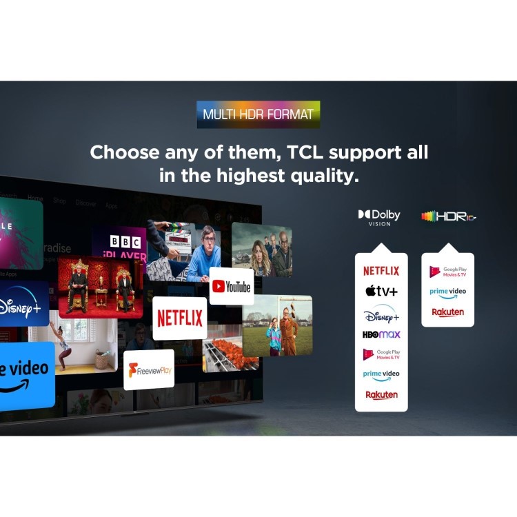 TCL C655K 55 inch Smart 4K Ultra HD QLED TV