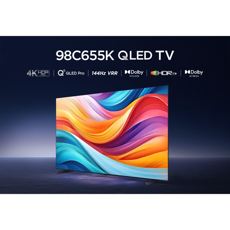 TCL C655K 55 inch Smart 4K Ultra HD QLED TV