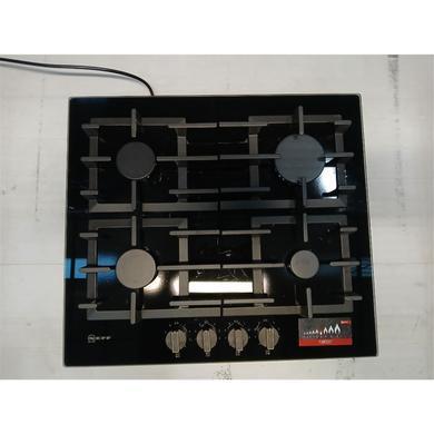 Refurbished Neff N70 T26CS49S0 59cm Gas on Glass 4 Burner Gas Hob Black