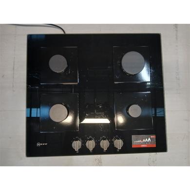 Refurbished Neff N70 T26CS49S0 59cm Gas on Glass 4 Burner Gas Hob Black
