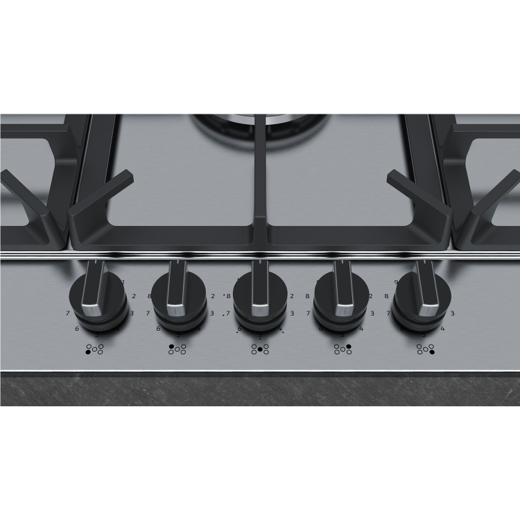 Neff N70 90cm 5 Burner Gas Hob - Stainless Steel