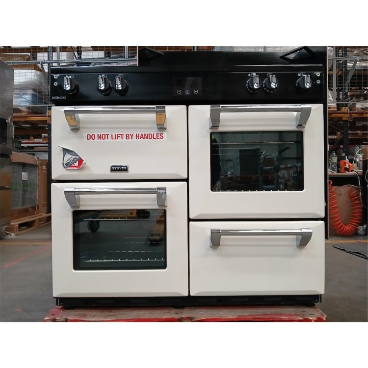 Refurbished Stoves Richmond S1000Ei 100cm Electric Induction Range Cooker - Cream