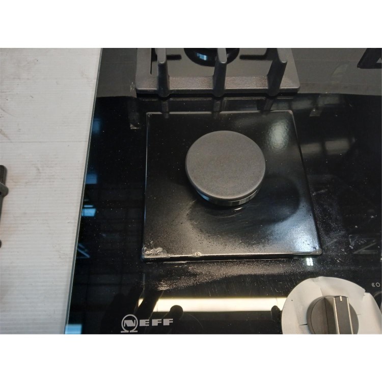 Refurbished Neff N70 T26CS49S0 59cm Gas on Glass 4 Burner Gas Hob Black