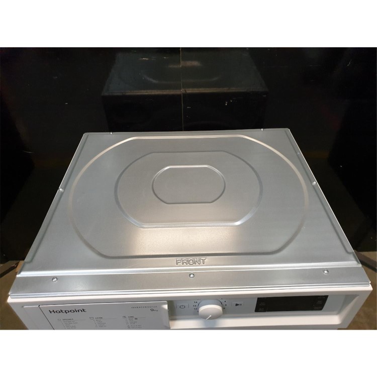 Refurbished Hotpoint Anti-stain BIWMHG91485UK Integrated 9KG 1400 Spin Washing Machine White
