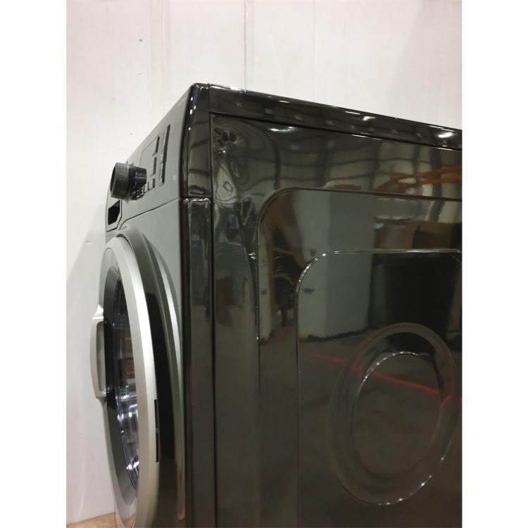 Refurbished Hotpoint Crease Care NTM1192BSKUK Freestanding Heat Pump 9KG Tumble Dryer Black
