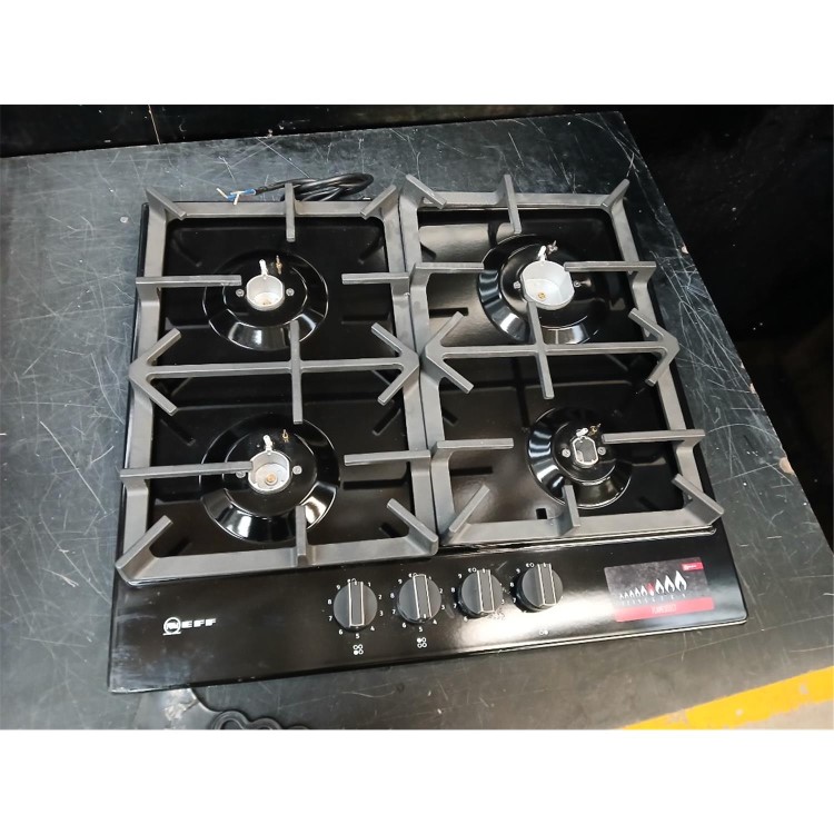 Refurbished Neff N70 T26DS49S0 60cm 4 Burner Gas Hob Black