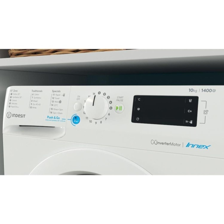 Indesit 10kg 1400rpm Washing Machine - White