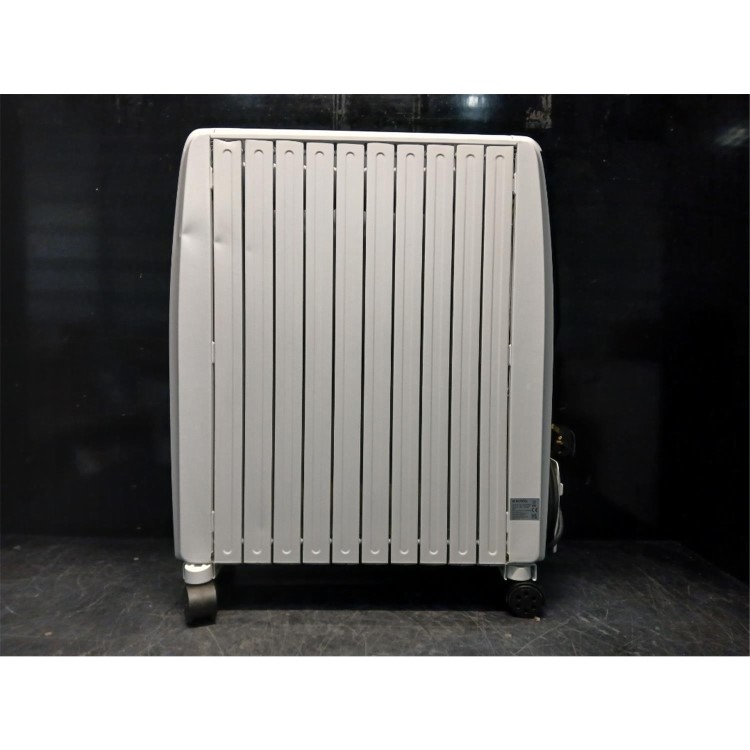 Refurbished electriQ 2500W Smart Oil Filled Radiator with Thermostat and Weekly Timer - White