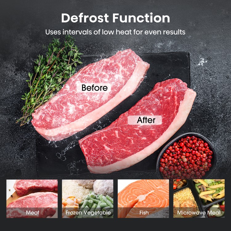 Hisense Built-In 900W Microwave & Grill - Black