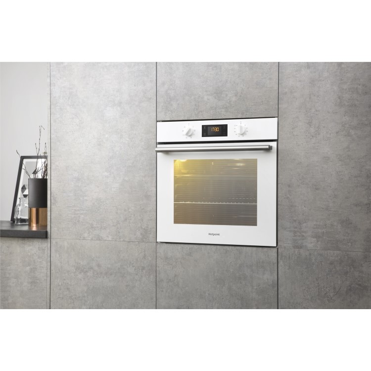 Hotpoint Electric Fan Assisted Single Oven - White