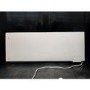 Refurbished electriq 1200W Smart Wall Mounted Designer Glass Heater with Towel Rails - White