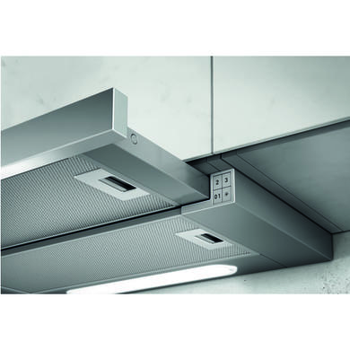 Refurbished Elica Elite ELITE14-LED-90 90cm Telescopic Cooker Hood Stainless Steel