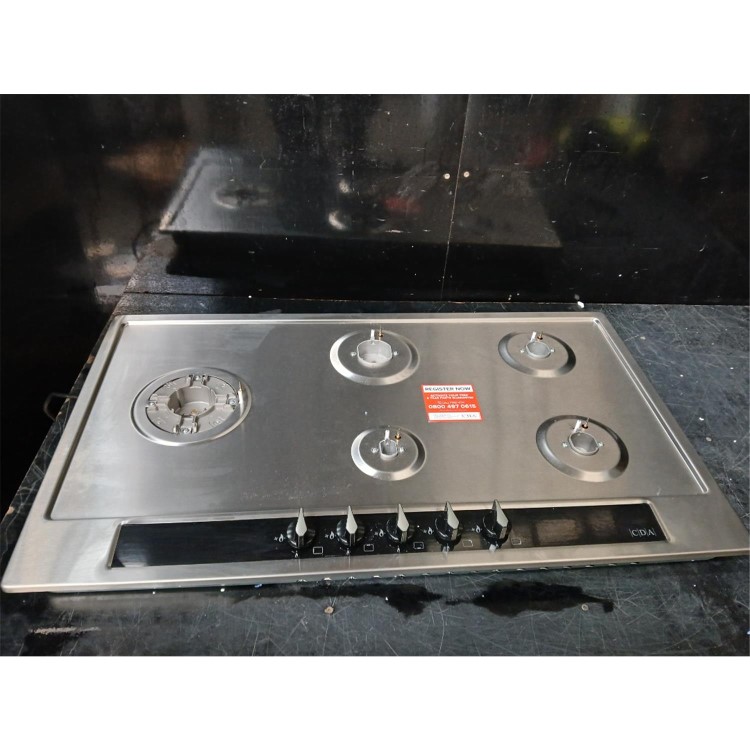 Refurbished CDA HG9351SS 86cm 5 Burner Gas Hob Stainless Steel