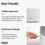 DeLonghi DEX216RF 16L Tasciugo AriaDry Quiet Laundry Dehumidifier - White
