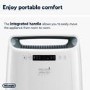 DeLonghi DEX216RF 16L Tasciugo AriaDry Quiet Laundry Dehumidifier - White