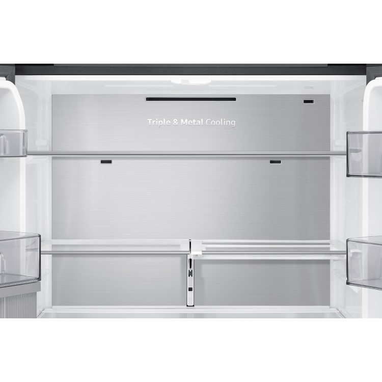 Samsung 647 Litre Four Door American Fridge Freezer With Beverage Centre  - Black