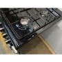 Refurbished electriQ EQDFC360BL 60cm Dual Fuel Cooker Black