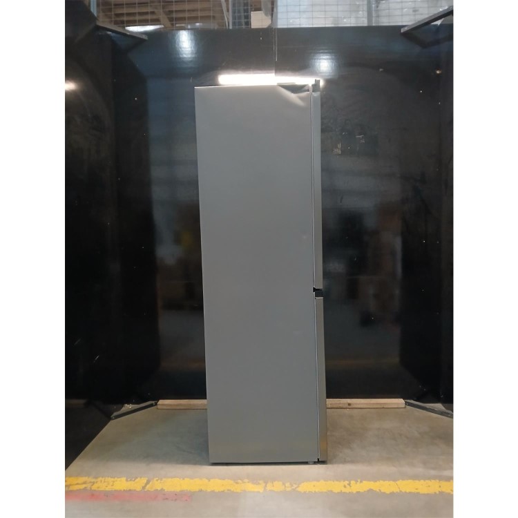 Refurbished electriQ eiQ55181INOX Freestanding 245 Litre 50/50 Frost Free Fridge Freezer Stainless Steel