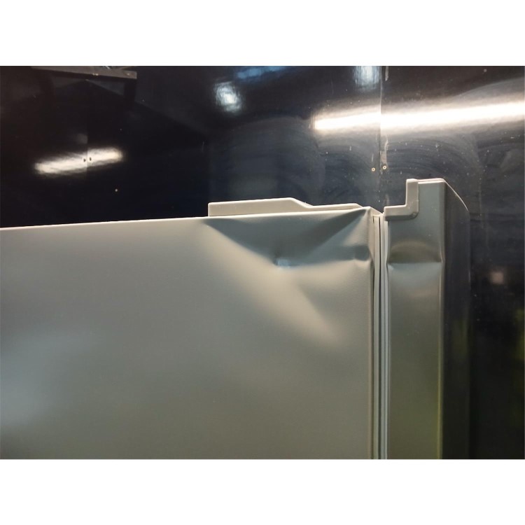 Refurbished electriQ eiQ55181INOX Freestanding 245 Litre 50/50 Frost Free Fridge Freezer Stainless Steel