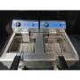 Refurbished Hamoki EF-132V Electric Countertop Fryer 2 x 13ltr Twin Tank Drain Taps 2 x 3kW