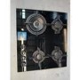 Refurbished Beko HCLW64222S 60cm 4 Burner Gas on Glass Hob Black