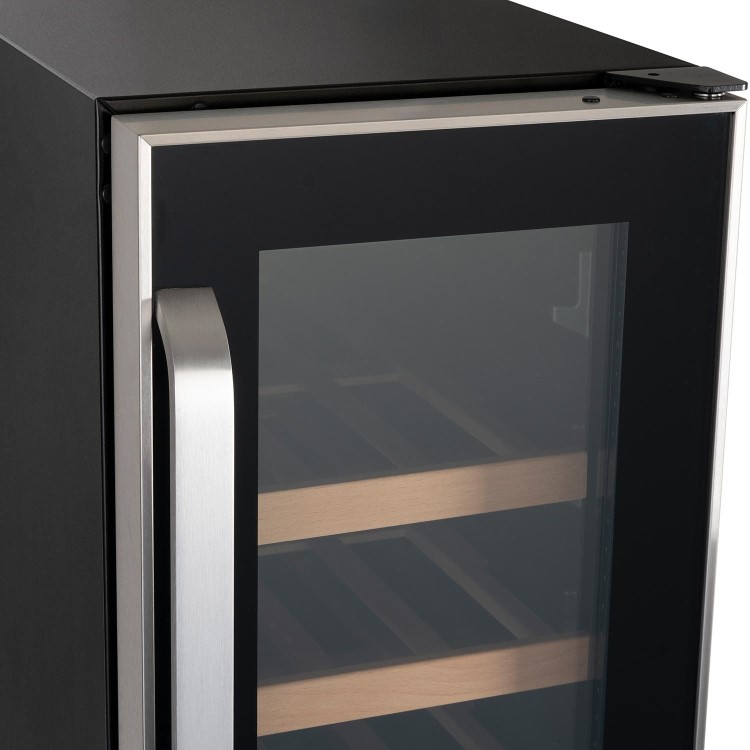 Refurbished electriQ eiQ30WINESS Freestanding 18 Bottle Under Counter Wine Cooler Stainless Steel