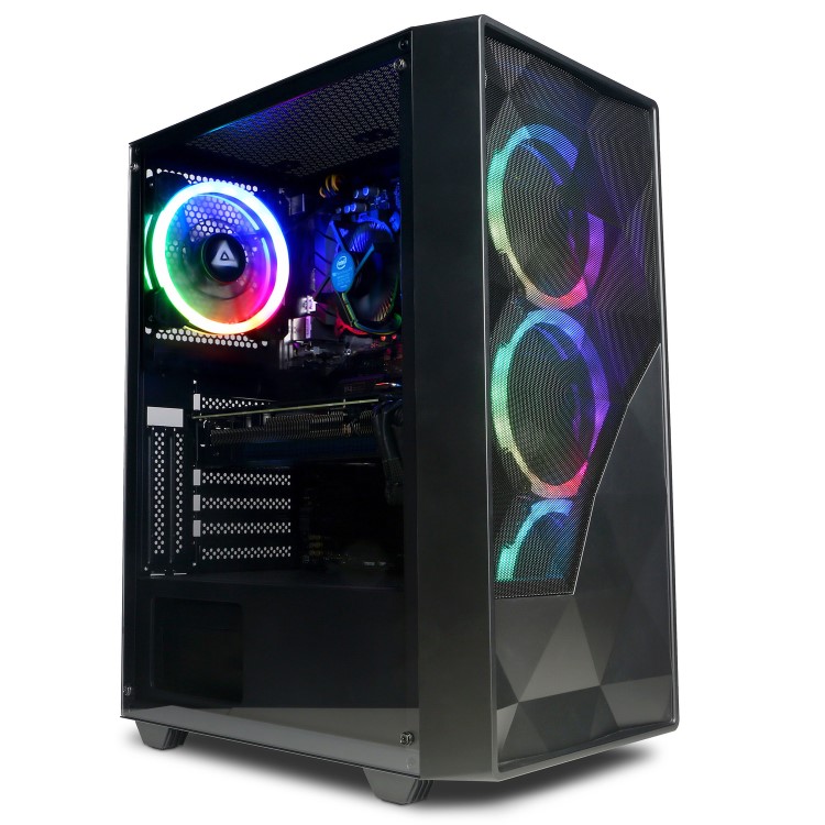CyberPowerPC Eurus Intel Core i7-12700KF 16GB RAM 1TB SSD RTX 4070 Windows 11 Home Gaming PC