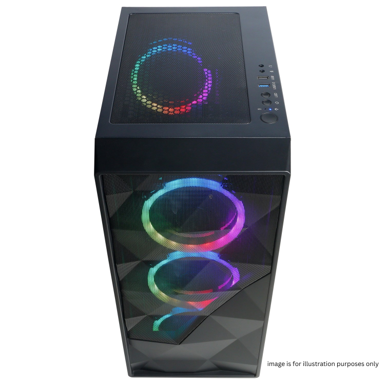 Refurbished CyberPowerPC Eurus Intel Core i7-12700KF 16GB RAM 1TB SSD RTX 4070 Windows 11 Home Gaming PC