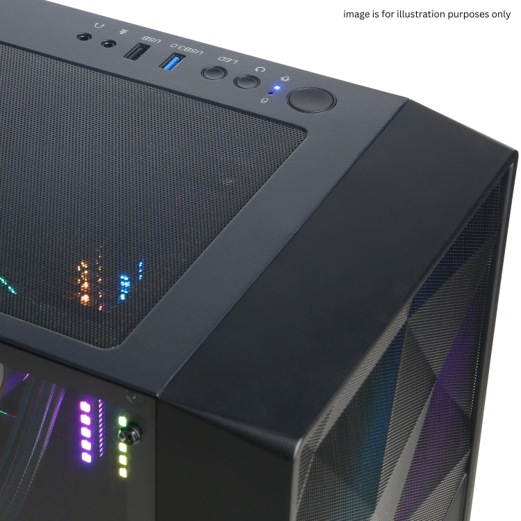 Refurbished CyberPowerPC Eurus Intel Core i7-12700KF 16GB RAM 1TB SSD RTX 4070 Windows 11 Home Gaming PC