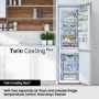 Refurbished Samsung SpaceMax RB53DG706AS9EU Freestanding 538 Litre 70/30 Frost Free Fridge Freezer Silver