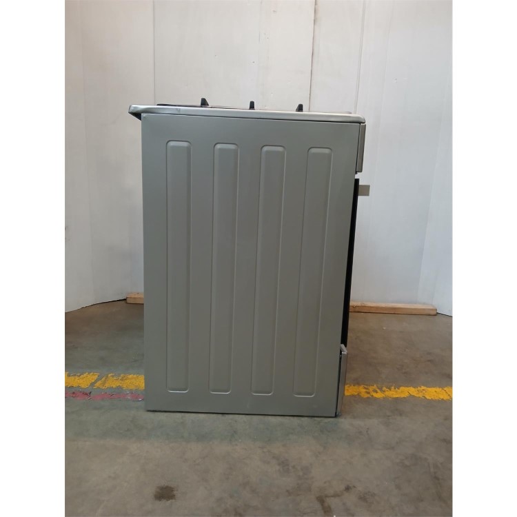 Refurbished electriQ EQRANGE90DFSCMD 90cm Dual Fuel Range Cooker with Mirror Door Finish Stainless Steel